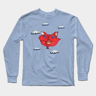 Cat Balloon Long Sleeve T-Shirt